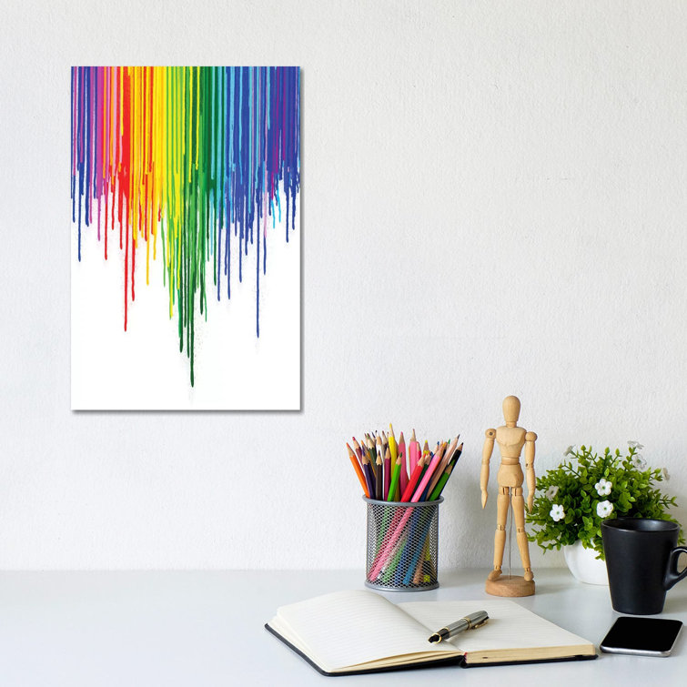 Rainbow Gay Pride by Notsniw Art Wrapped Canvas Painting Print